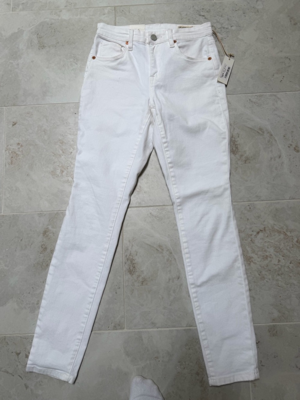 Blank NYC NWT White Mid-Rise Skinny Jeans for Women